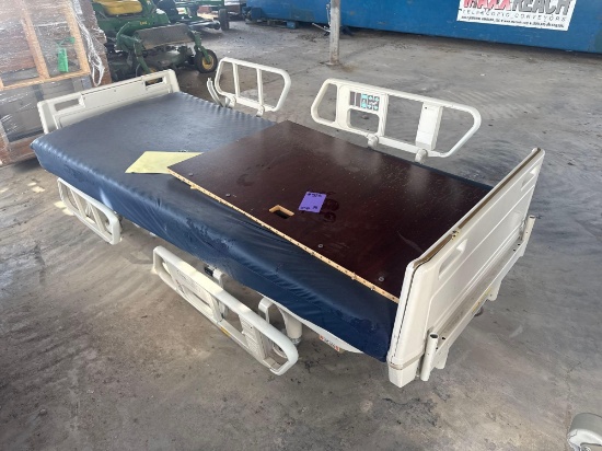 (1) Advanced Series Hospital Bed, (1) Piece of Wooden Top