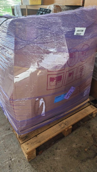 1 Pallet w/ Boxes of Computer Monitors, Computer Cables, Desktop Towers