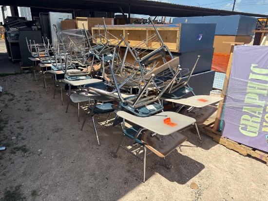 Group of Student Combo School Desks