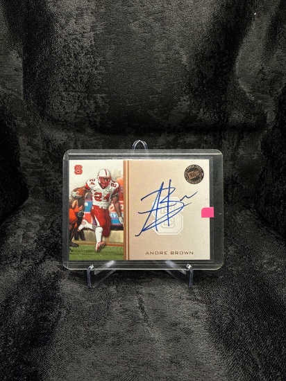 2009 PRESS PASS SIGNINGS - AUTO. ANDRE BROWN