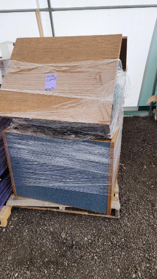 (2) Pallets w/ Bins of Educational Learning Materials, Reading Books, Scantron Bubble Sheets, etc.