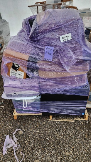 Pallet w/ GBC Thermal Roll Laminator, Assorted Printers (EX: EPSON), Boxes of Computer Cables, etc.