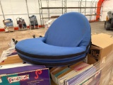 2 Pallets w/Boxes of Educational Books in English and Spanish, Low Floor Seats, Rollaround Table