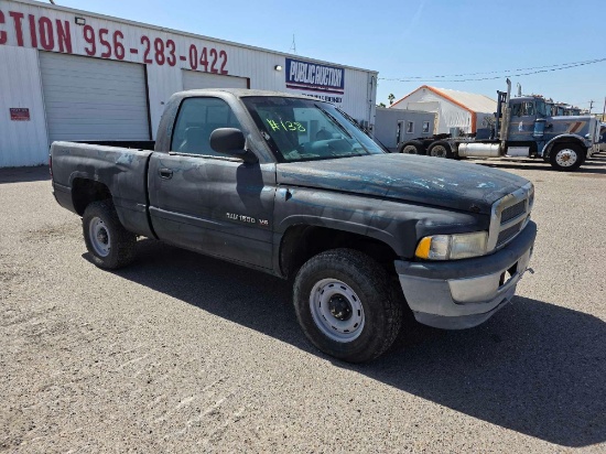 1998 Dodge Ram Pickup Pickup Truck, (TEXAS AUCTION SALES RECEIPT)