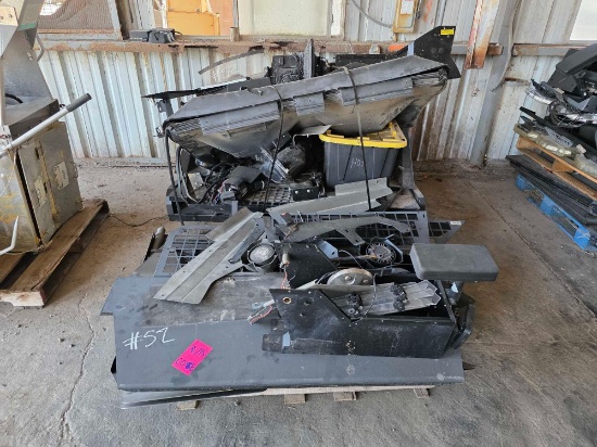 (2) Pallets w/Disassembled Setina Partition or Cargo Barriers, Havis Rugged Keyboard