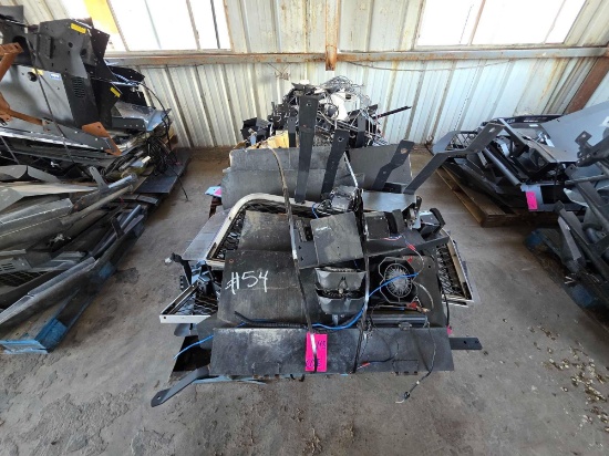 (2) Pallets w/Security Vehicle Partition Barriers, Havis Rugged Keyboards, etc.