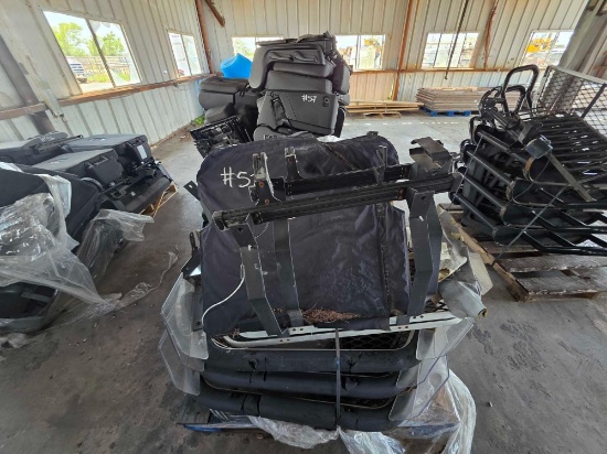 (2) Pallets of Vehicle Seats, Vehicle Security Partitions