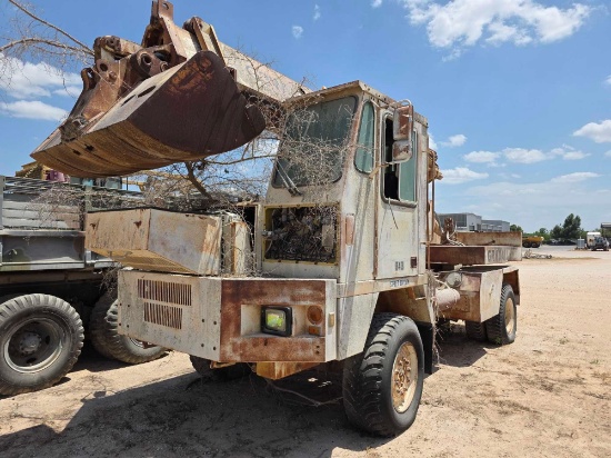 1990 Gradall G3WD Wheeled Excavator-Cummins 6BT 5.9L Dsl, Telescoping Boom, Runs -OFFSITE Edinburg