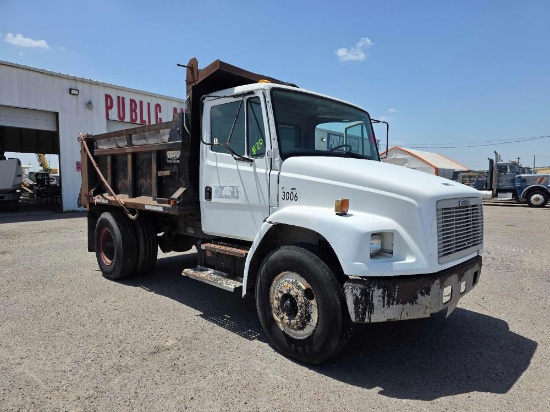 1999 Freightliner FL70 Dump Truck - Cummins 5.9L Diesel, Low Miles 10,147 - Runs & Dumps - VIDEO
