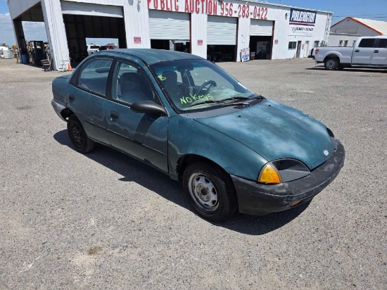 1996 Geo Metro Passenger Car, (TEXAS VSF FORMS)