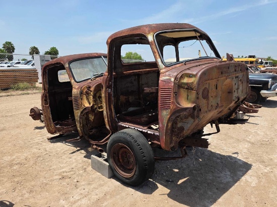 Pair 1952-54 Chevrolet Advance-Design Pickup Cabs, One Chassis