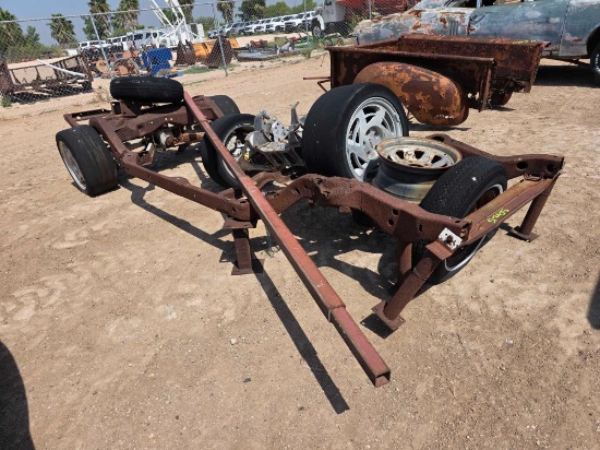 1967 Olds Cutlass Frame w/Corvette Rear end, Front end & w/Tires & Wheels