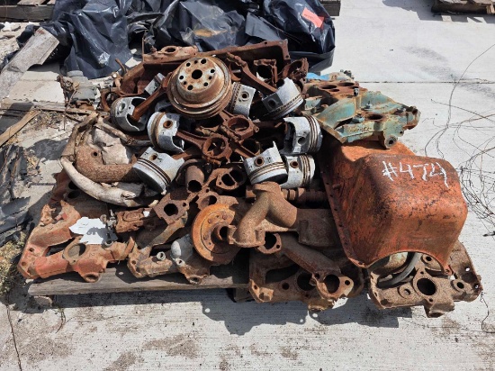 Vintage Engine Components Pallet