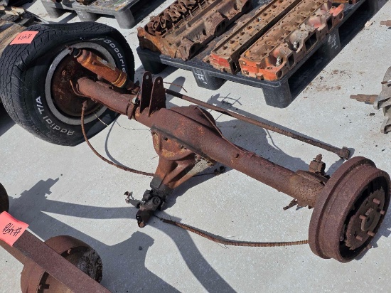 Rear Axle Assembly w/Drum Brakes