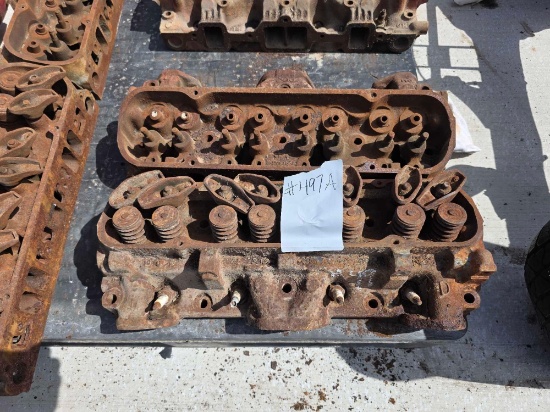 Pair of Cast-Iron Cylinder Heads