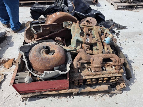 Vintage Engine Components Pallet