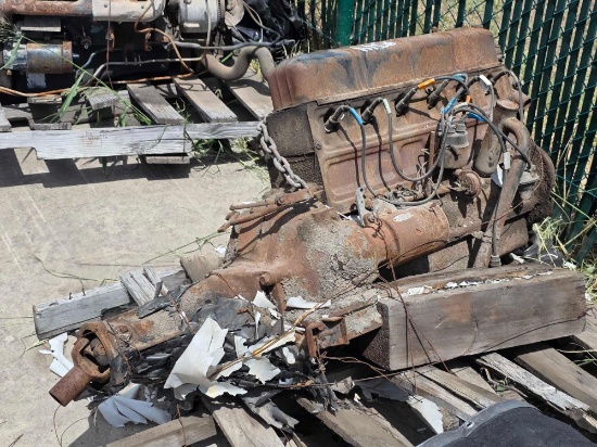 Automotive Engine & Transmission Assembly