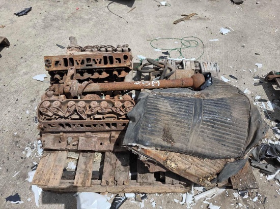 Cylinder Heads, Driveshaft & Bench Seat Pallet