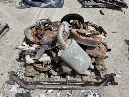 Vintage Automotive Brake Parts Pallet