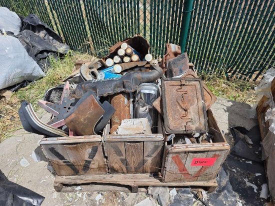 Vintage Automotive Parts Pallet