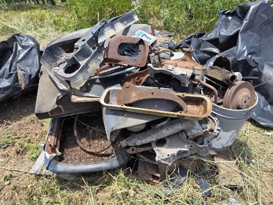 Vintage Automotive Parts Pallet