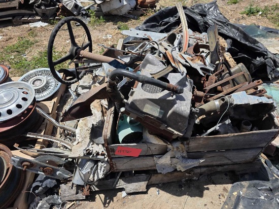 Vintage Automotive Interior Parts Pallet