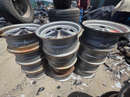 (12) Assorted 5-Spoke Vehicle Rims