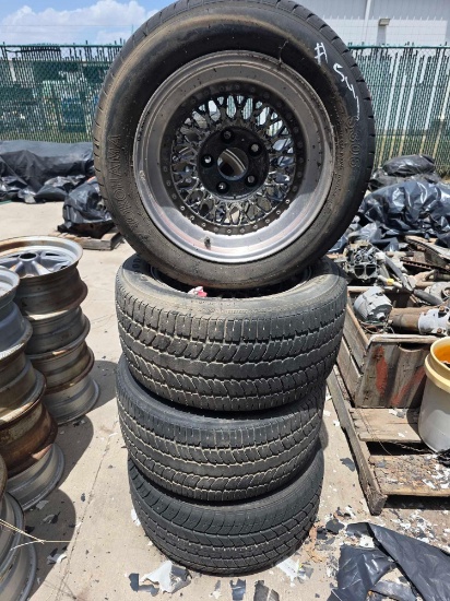(4) Tires and Rims