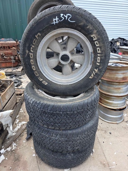 Set of (4) BF Goodrich All-Terrain T/A Tires & Rims