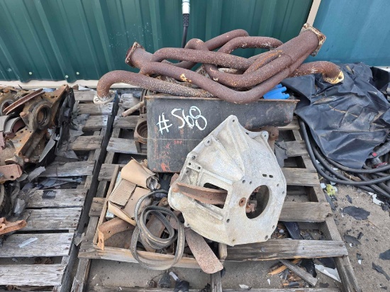 Vintage Exhaust Manifolds, Bellhousing & Engine Parts