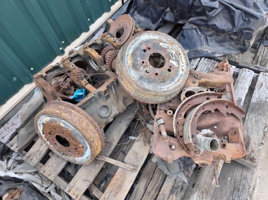 Vintage Brake Drums, Backing Plates & Chassis Parts