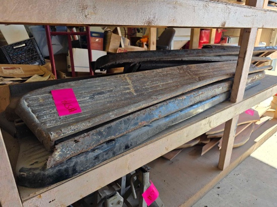 Vintage Pickup Steel Running Boards