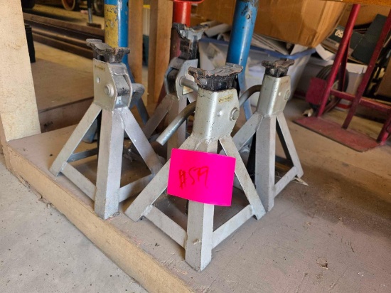 Set of (6) Assorted Jack Stands