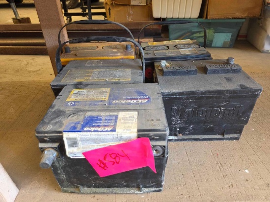 (5) Assorted Lead-Acid Automotive Batteries