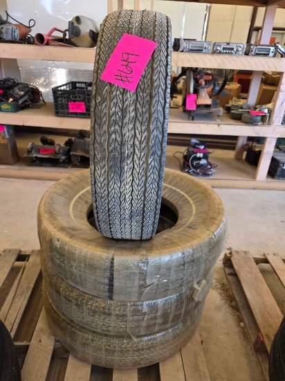 Pallet w/ (4) Tires
