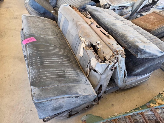 Pallet w/Vintage Automotive Bench Seats