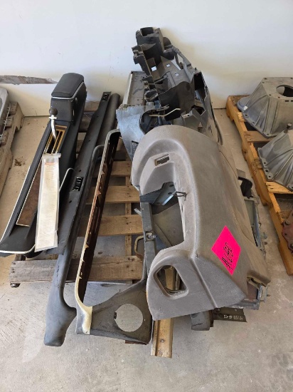Pallet w/Assorted Automotive Dashboard Assemblies and Interior Trim