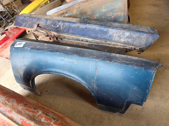 Pair of Vintage Automotive Fenders