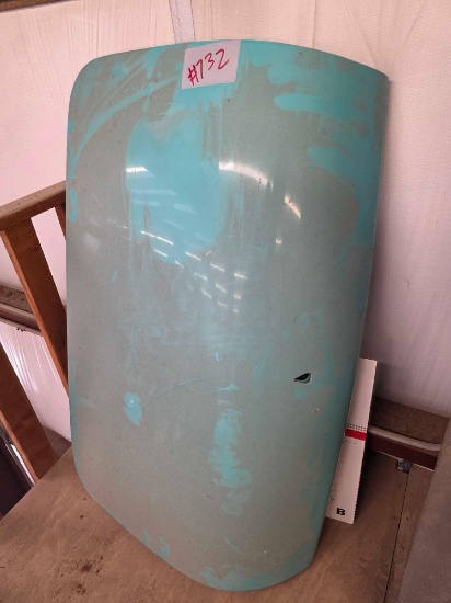 Teal Vintage Automotive Trunk Lid