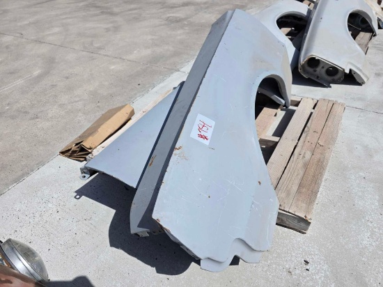 (2) Vintage Automotive Side Fenders