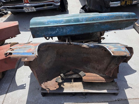 (2) Assorted Vintage Automotive Side Fenders