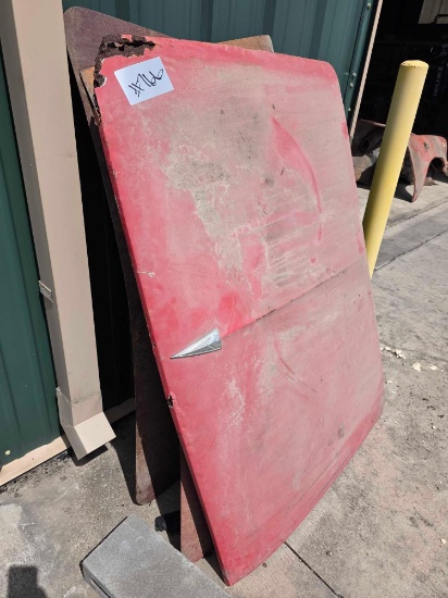 (3) Assorted Vintage Automotive Hood Panels