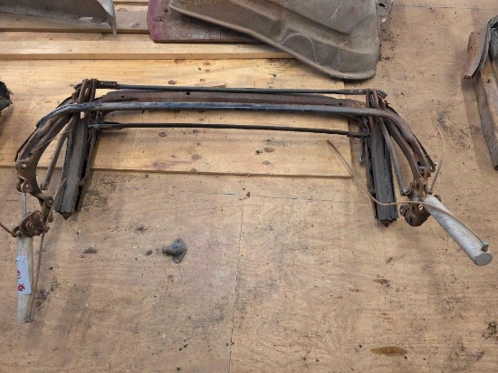 Vintage Convertible Top Frame Assembly Restoration Project