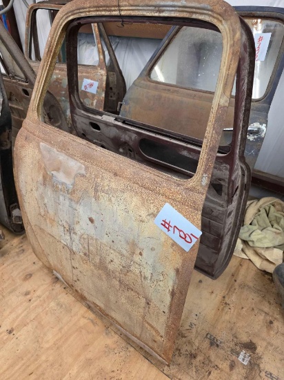 (2) Vintage Automotive Door Assemblies w/Window Frames Restoration Project