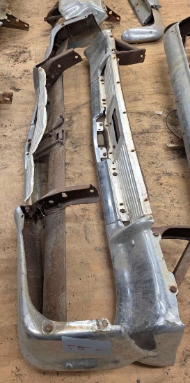 Pair of Vintage Automotive Front and Back Bumpers