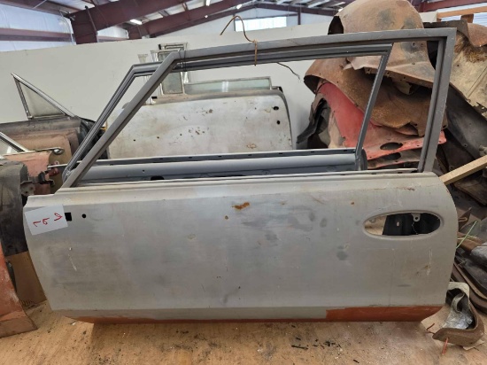 (2) Vintage Automotive Door Shells w/Window Frames Restoration Project