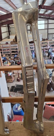 Vintage Automotive Chrome Front Bumper