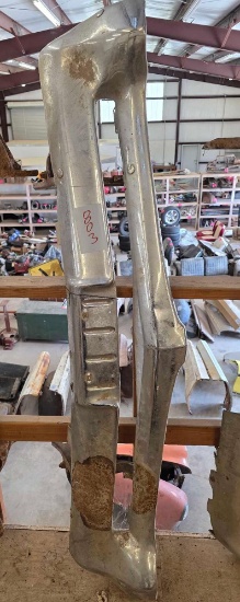 Vintage Automotive Chrome Front Bumper
