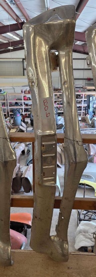 Vintage Automotive Chrome Front Bumper