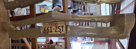 Vintage Automotive Chrome Front Bumper